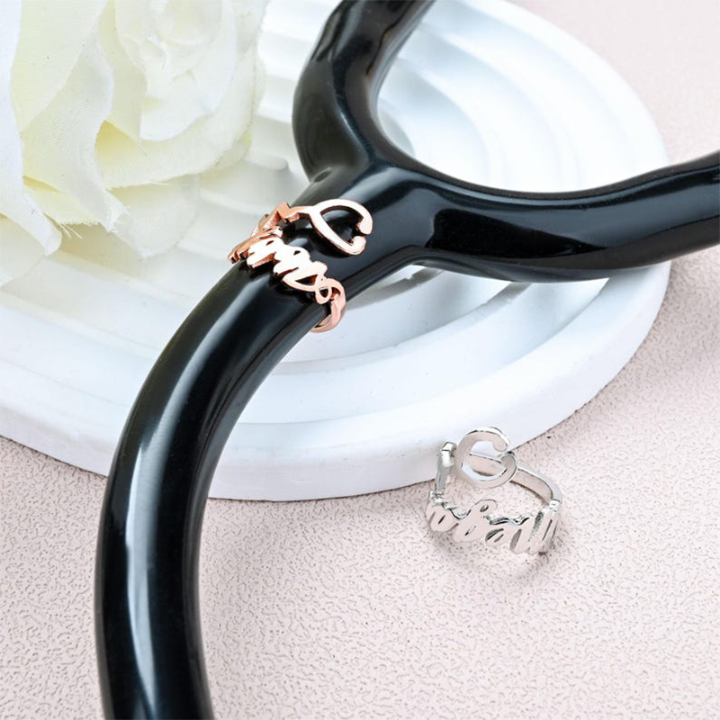 Stethoscope - Personalized Stethoscope Name Tag Stethoscope Charms