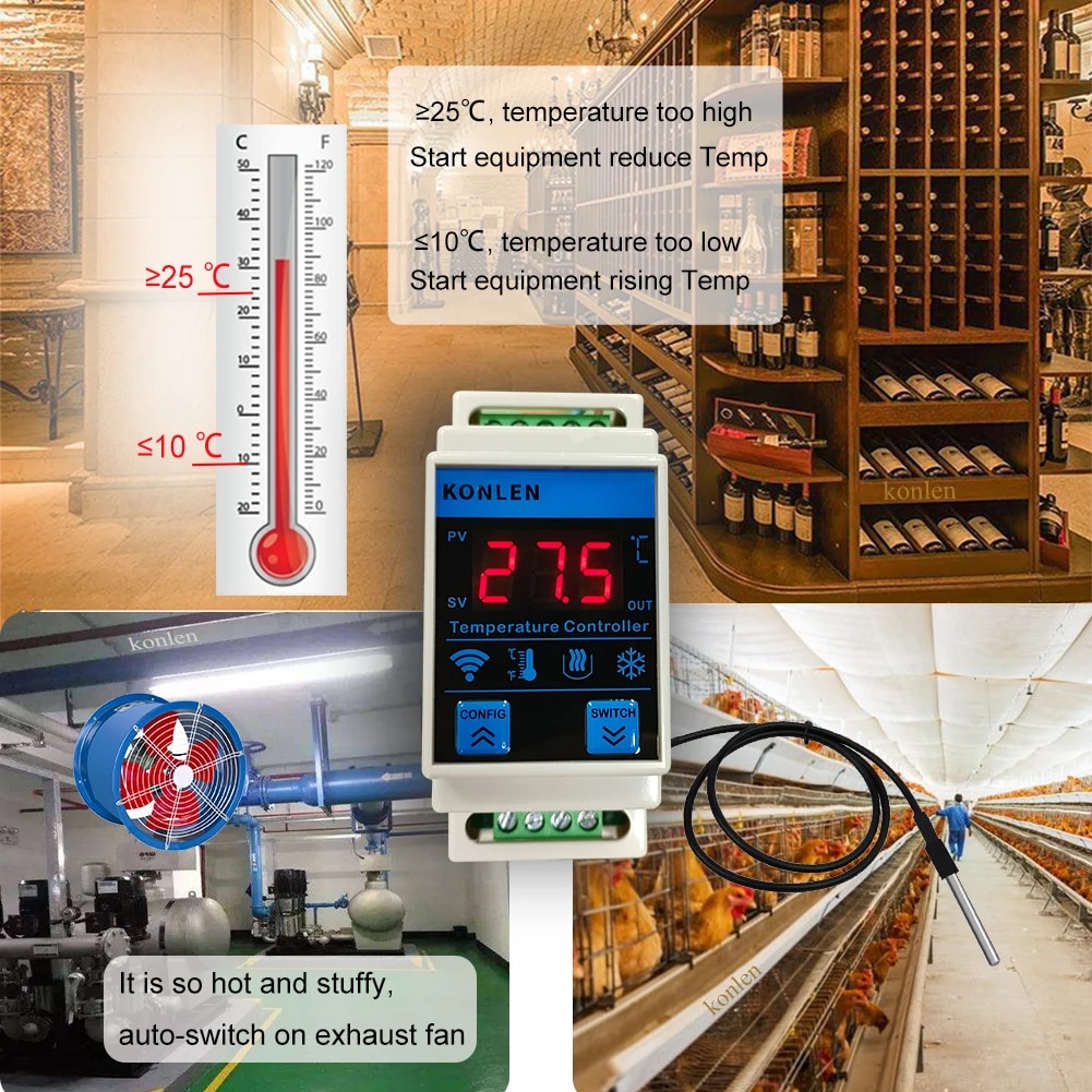 Tuya WIFI Temperature Sensor T - огляд і ціна Lab Incubator