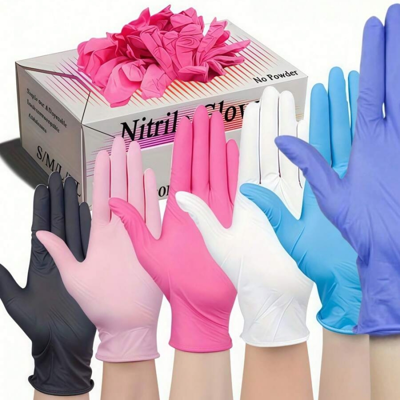 100PCS Disposable Nitrile Glov - огляд і ціна Medical Gloves