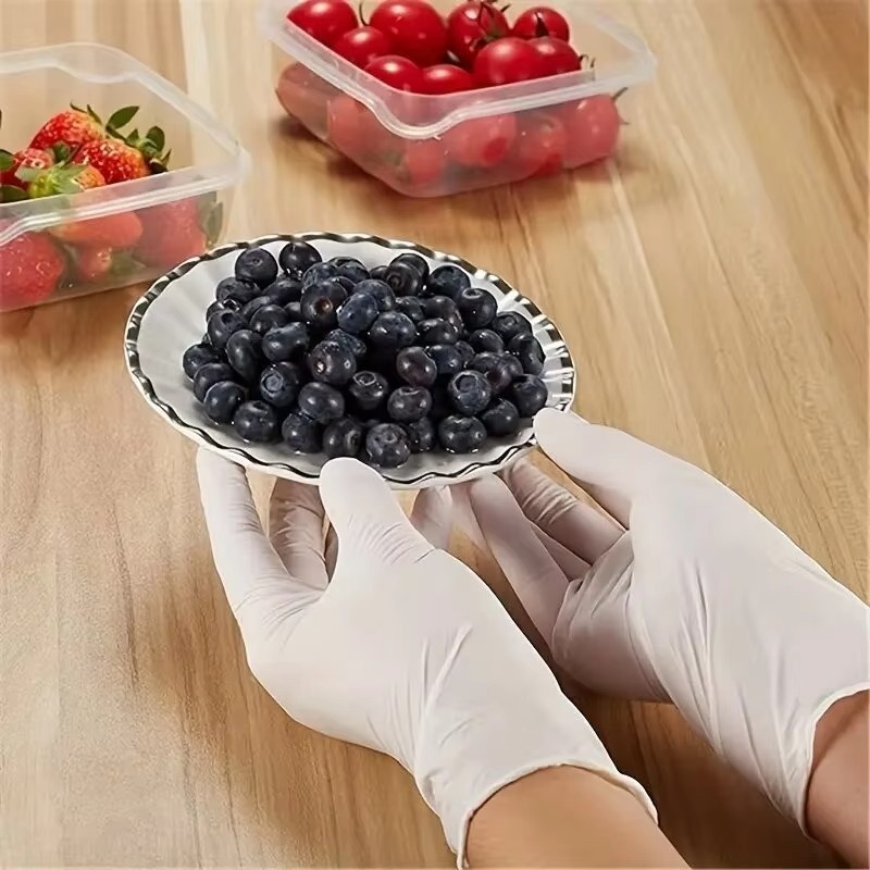 10/20/50/100PCS White Nitrile  - огляд і ціна Medical Gloves